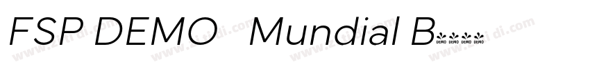 FSP DEMO   Mundial B字体转换